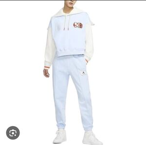 Air Jordan (Madison Chateau Rouge)Light Blue and White Tracksuit. Sz.Sm